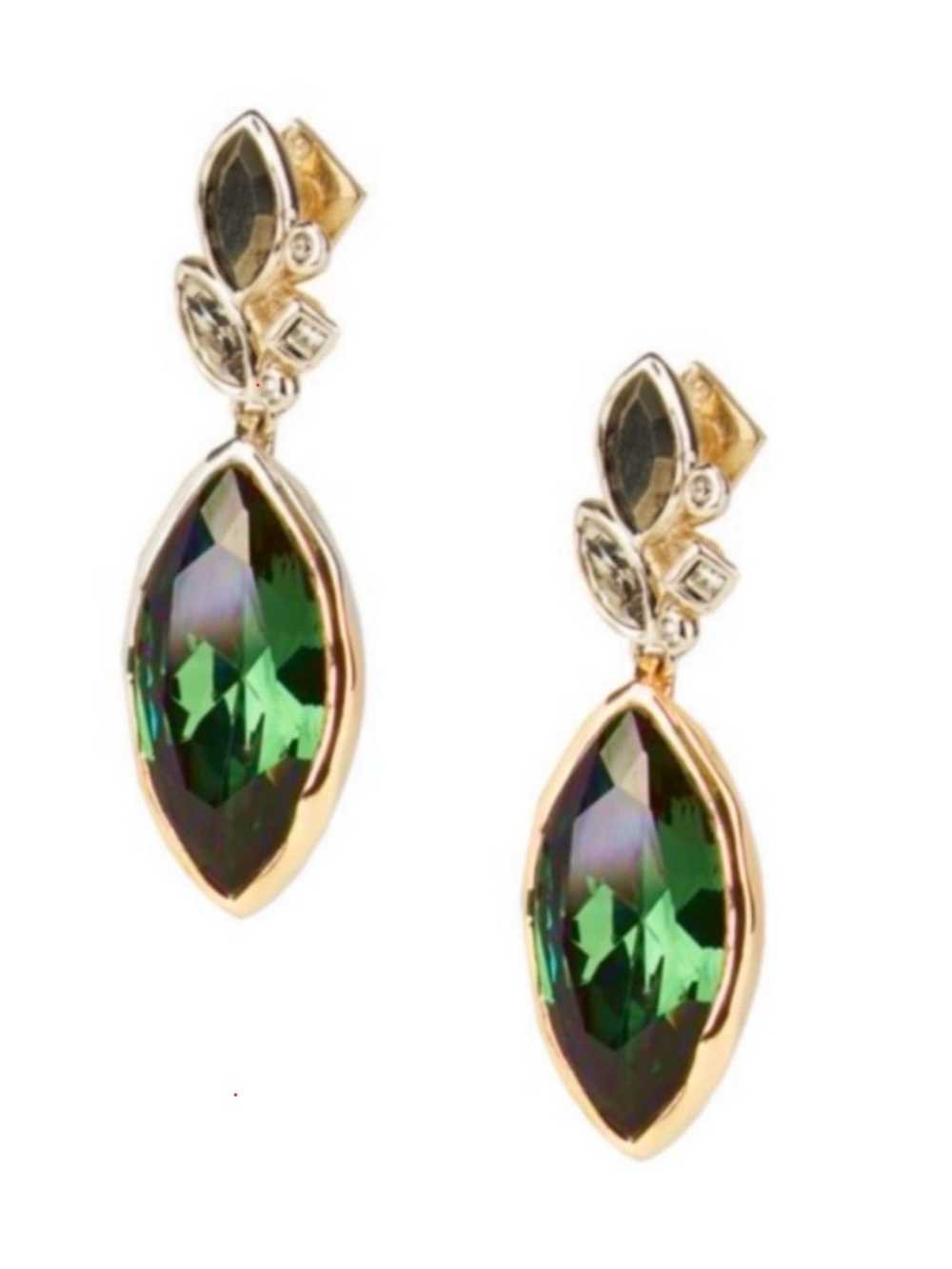 ALEXIS BITTAR • Navette Crystal Drop Earrings • NWOT